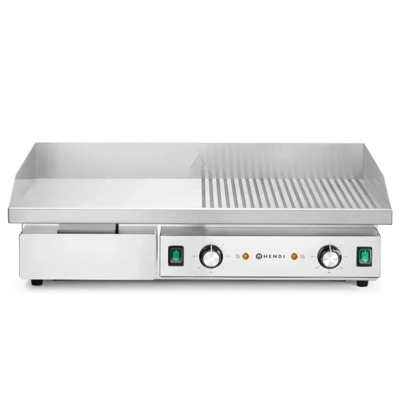 Prix Réduit Grill Plaque Rainuré/Lisse - 717 x 383 mm