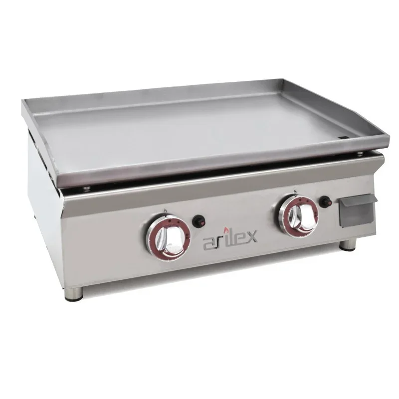 Plancha à Gaz Lisse Acier 6 mm - 60 cm Retour Gratuit