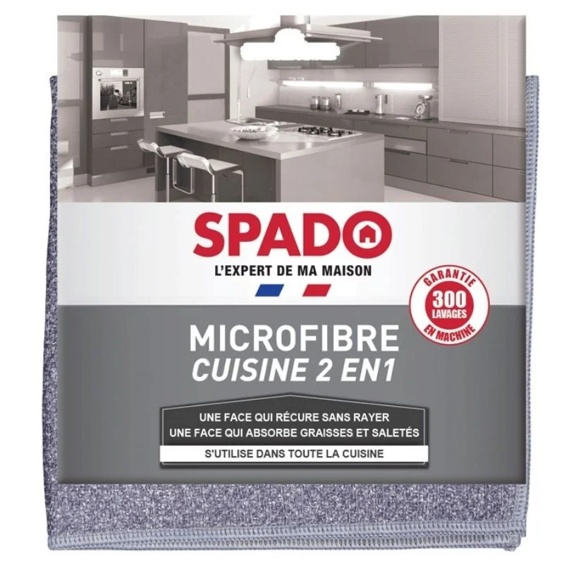Bon Marché Microfibre Cuisine 2 en 1 - 320 x 320 mm