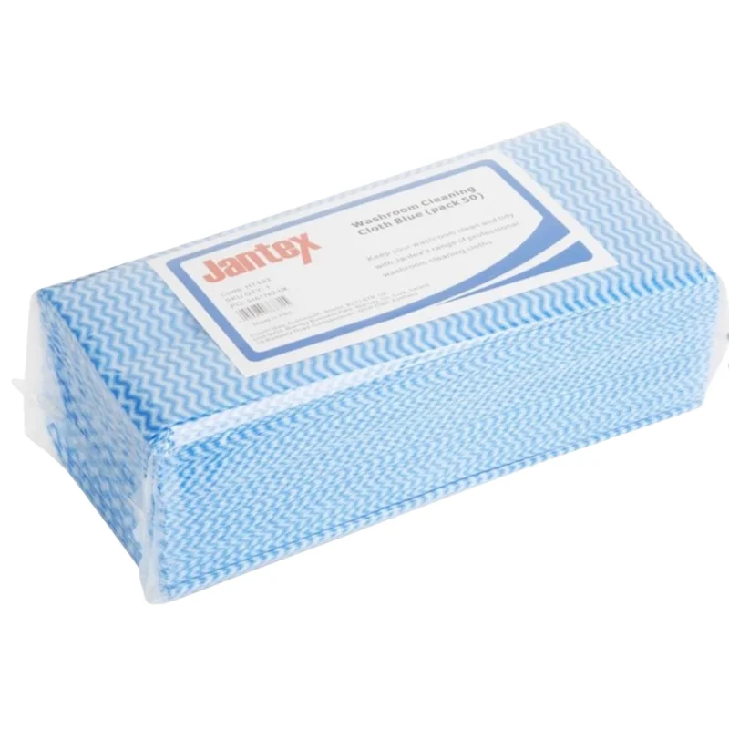 Chiffon de Nettoyage Salle de Bain Bleu - Lot de 50 Remise