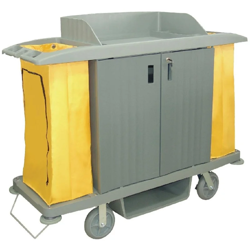 Chariot de Nettoyage avec Portes en Polypropylène Populaire