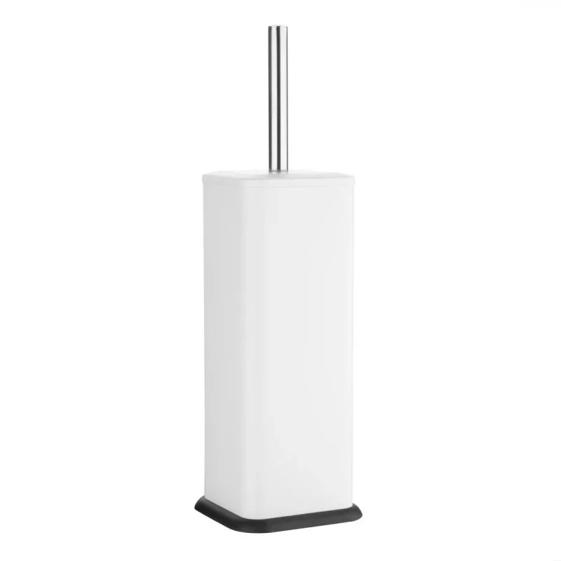 Prix Promo Brosse et Support WC Carré Blanc