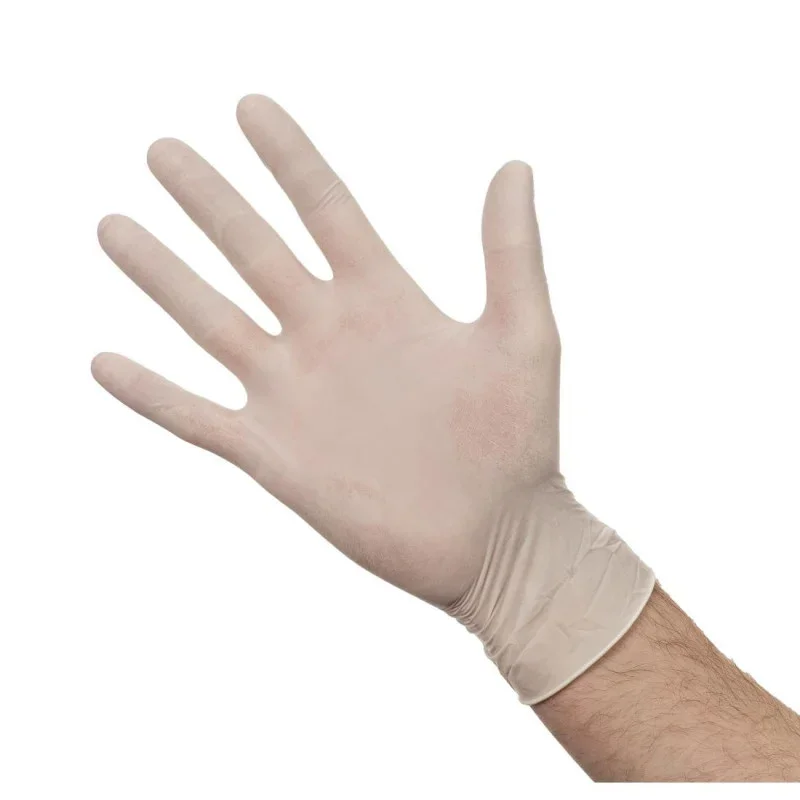 Usine Directe Gants Poudrés en Latex - Taille L - Lot de 100