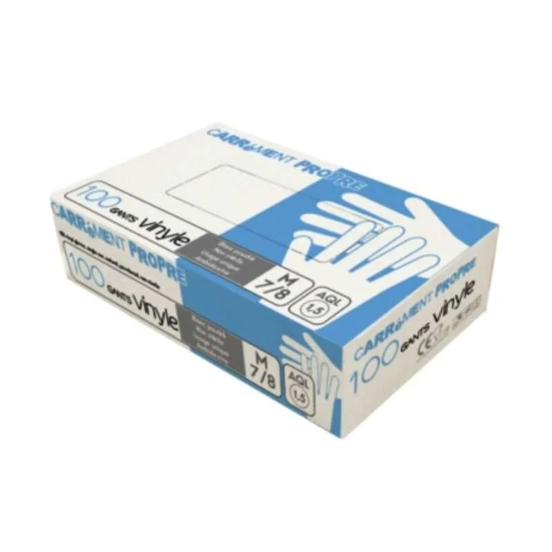 Gants en Vinyle - Taille S - Lot de 100 Marque