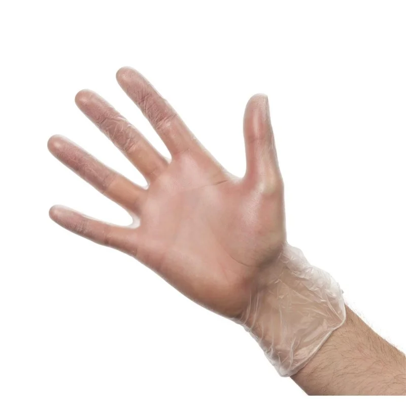 Gants en Vinyle Poudrés Transparents XL - Lot de 100 Meilleure Vente