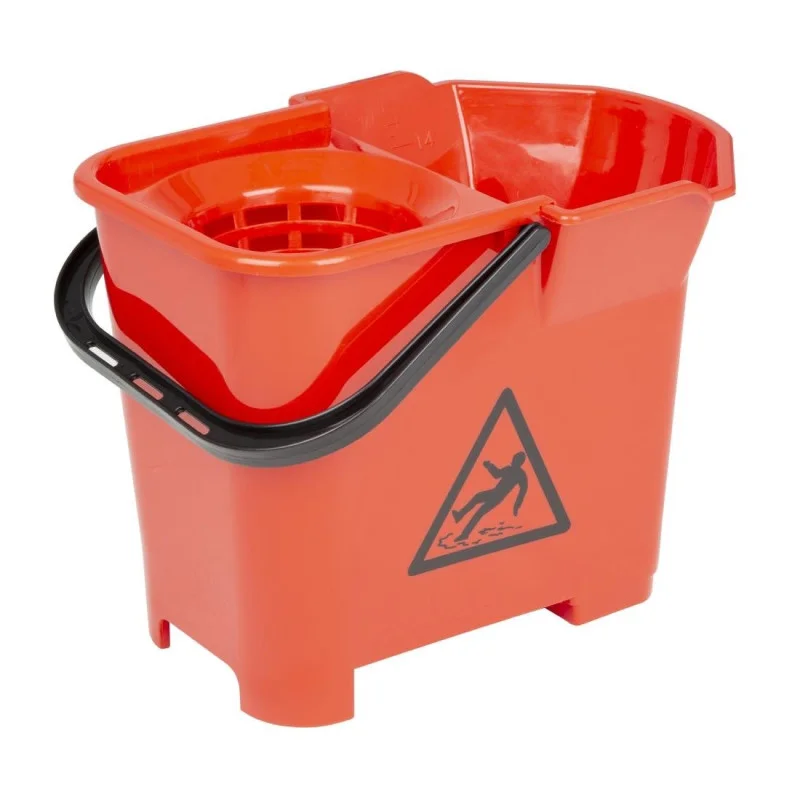 Haute Qualité Seau Essoreur Rouge 14L