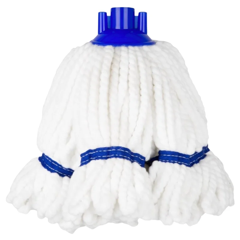 Tête Serpillère en Microfibre avec Bande Bleue - 0.15 kg Solde