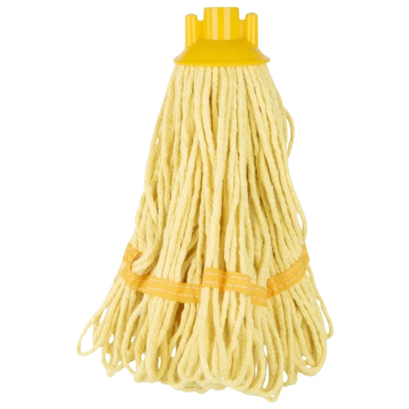 Tête Serpillière à Franges Bande Jaune - 0.2 kg Offre Du Jour