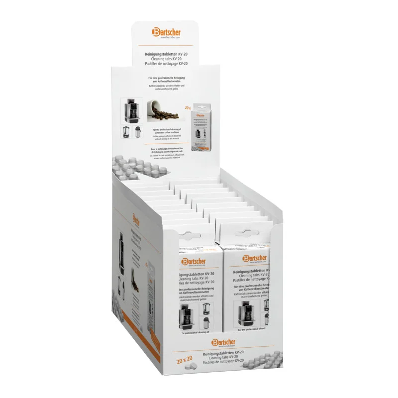 Bon Plan Pastilles de Nettoyage pour Machine à Café - Lot de 20 Sachets