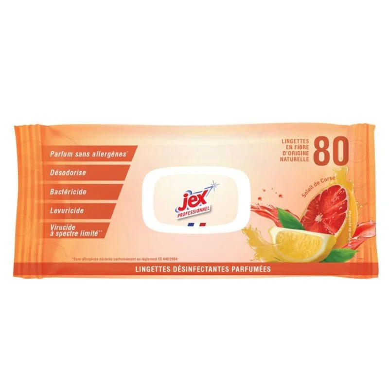 Lingettes Nettoyantes et Désinfectantes Soleil De Corse - 80 Lingettes Prix Cassé