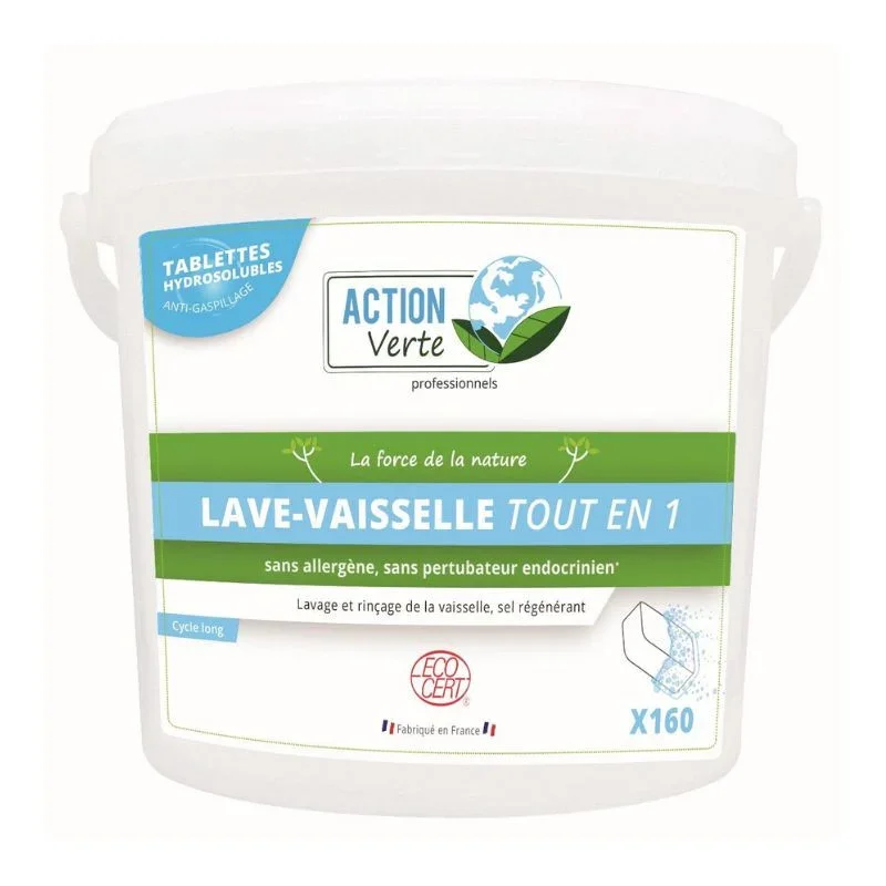 Commander Maintenant Tablettes pour Lave-Vaisselle Tout en 1 Cycle Long - 160 Tablettes de 20g