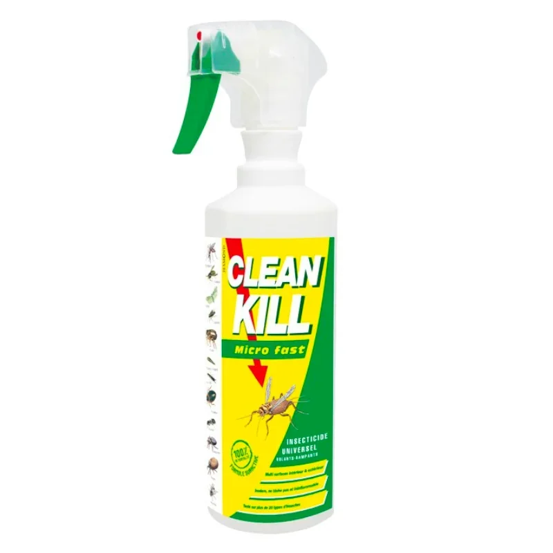 Expédition Rapide Spray Insecticides Volants et Rampants Clean Kill - 500 ml