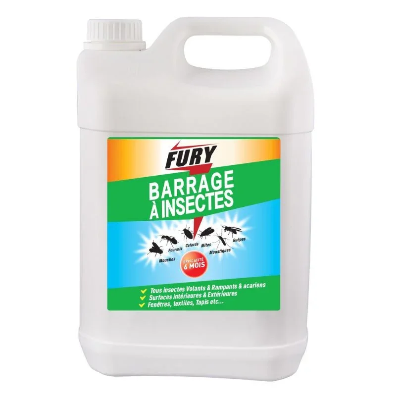 Barrage à Insectes Volants et Rampants - 5 L Usine Directe