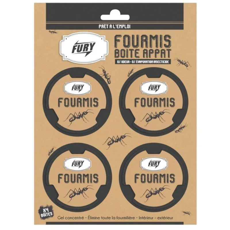 Boîte Appâts pour Fourmis - Lot de 4 Affaire À Saisir