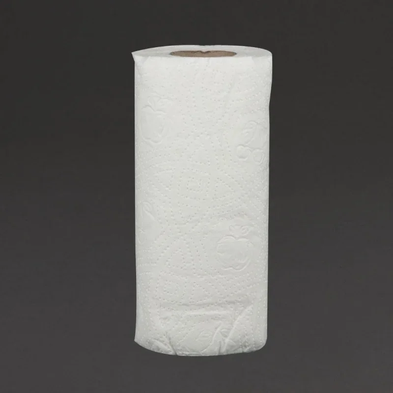 Essuie-Tout Blanc 2 Plis - L 11,5 m - Lot de 24 Prix Promo