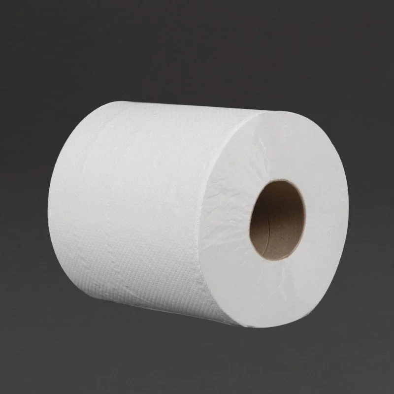Promotion Saisonnière Essuie-Mains 2 Plis À Dévidage Central Blanc - Lot de 6