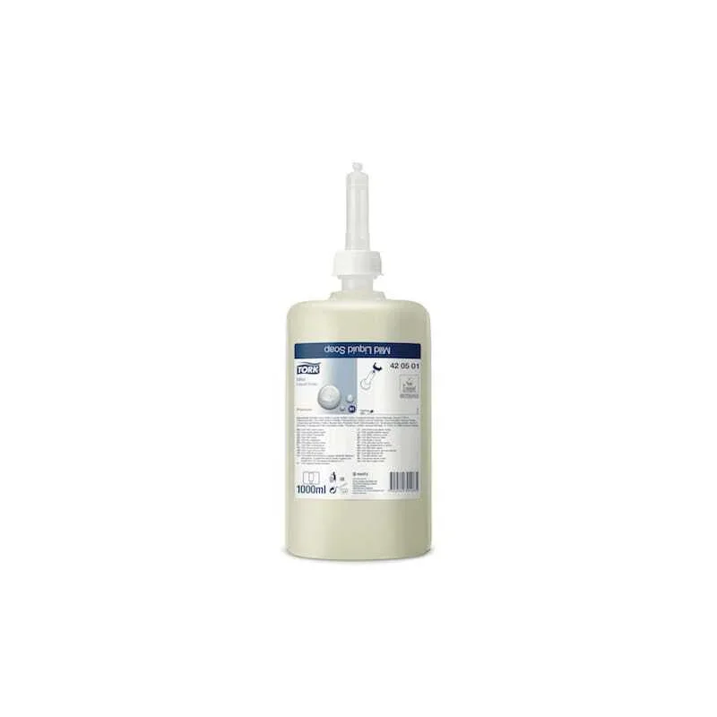 Savon Liquide Doux Premium Crème - 6 x 1 Litre Dernier Modèle