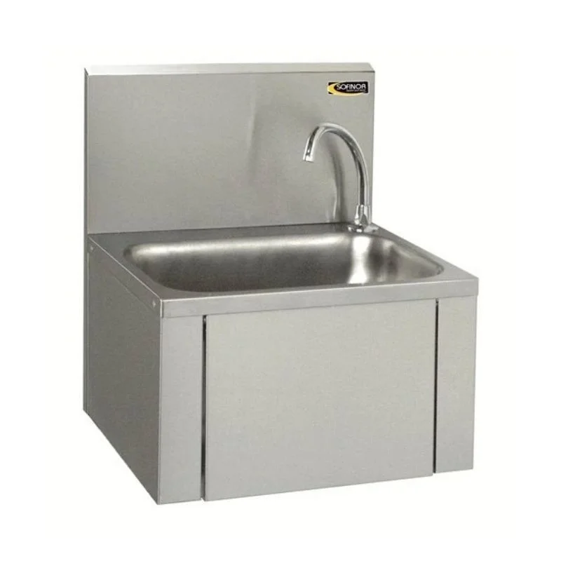Lave-Mains pour Lavage Avant-Bras avec Dosseret et Distributeur de Savon Plastique Nouvelle Collection