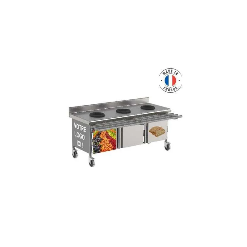 Populaire Option Décor Adhésif pour Table de Tri 2 Portes