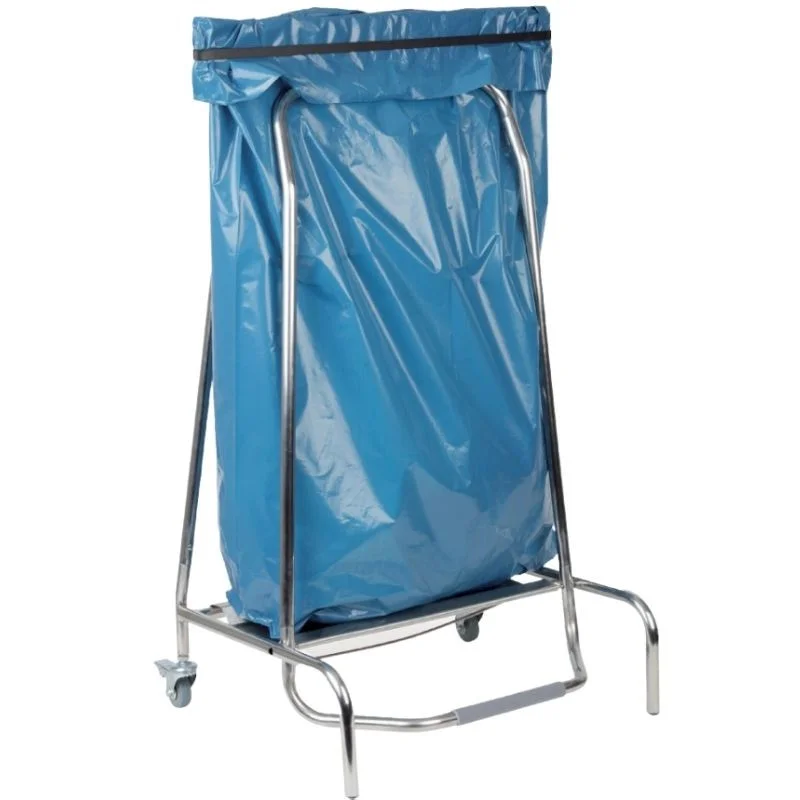 Top Vente Support à Sacs Poubelles Inox- 110 L