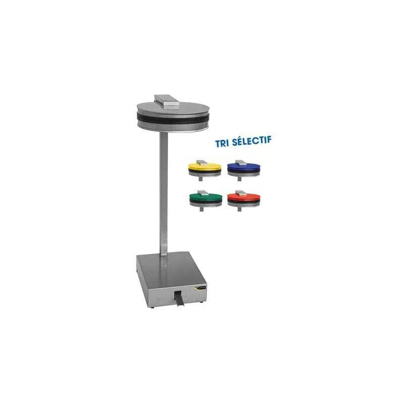 Super Prix Support Sac Poubelle à Couvercle Bleu - 110 à 130 Litres