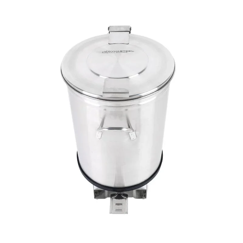 Poubelle Inox avec Pédale - 50 L Commander Maintenant