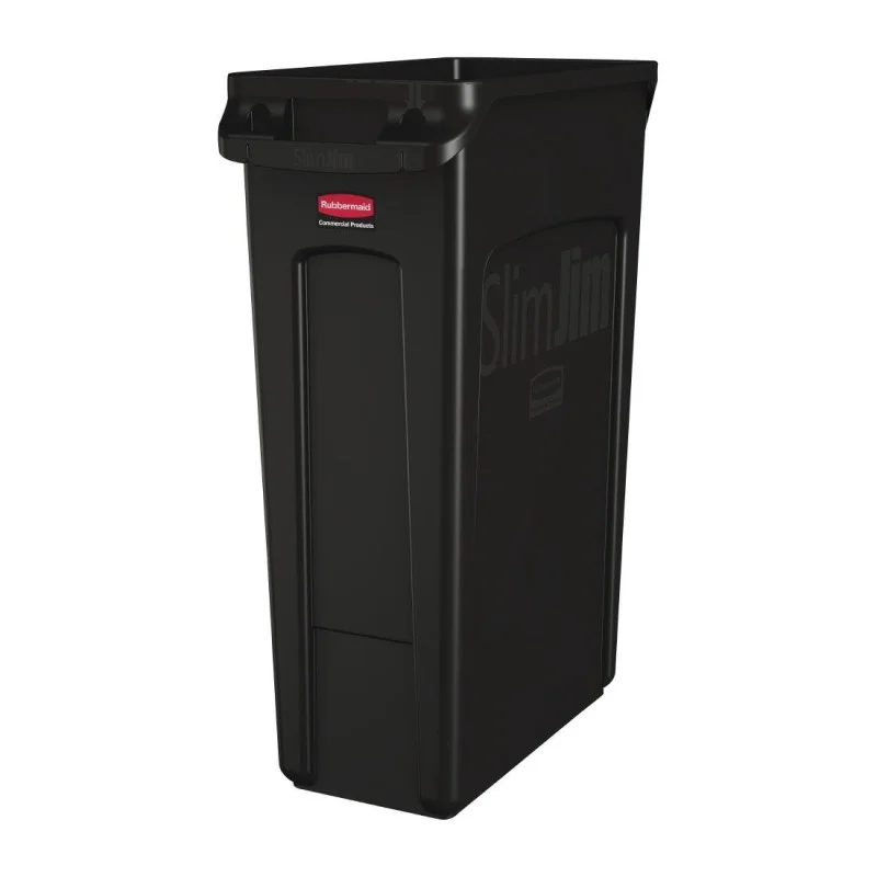 Commander Vite Collecteur de Recyclage Noir avec Conduits d'Aération- 87 L