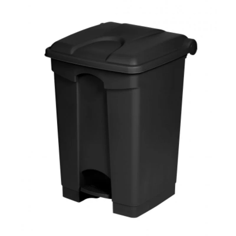 Jusqu’à Épuisement Des Stocks Poubelle Antibactérienne à Pédale Noire - 45 L