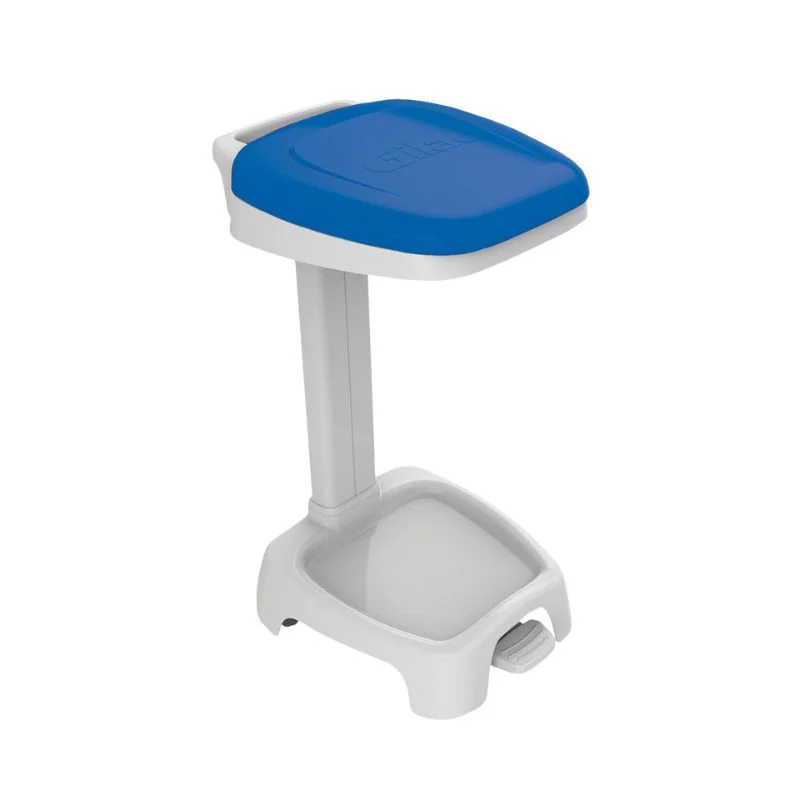Super Prix Support à Sac Poubelle avec Couvercle Bleu - 120 L