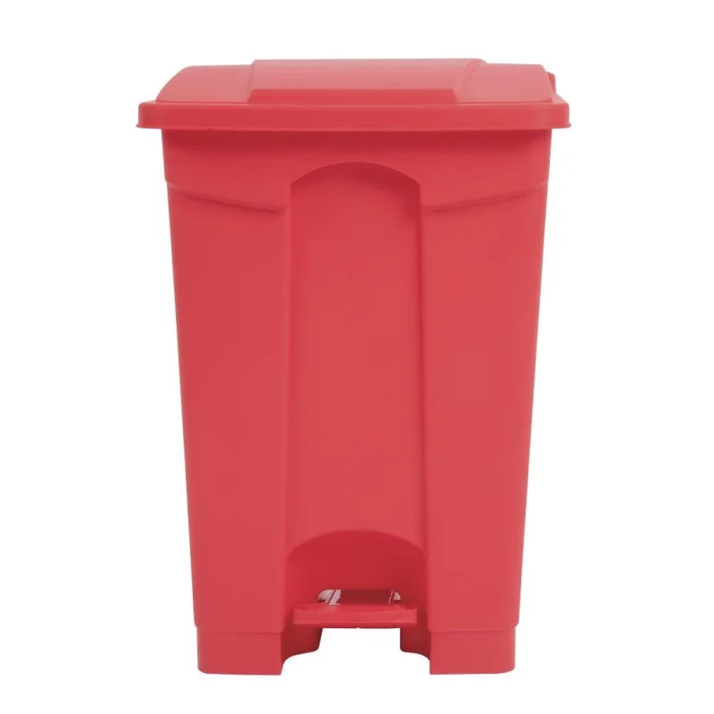 Promotion Poubelle de Cuisine à Pédale Rouge - 45 L
