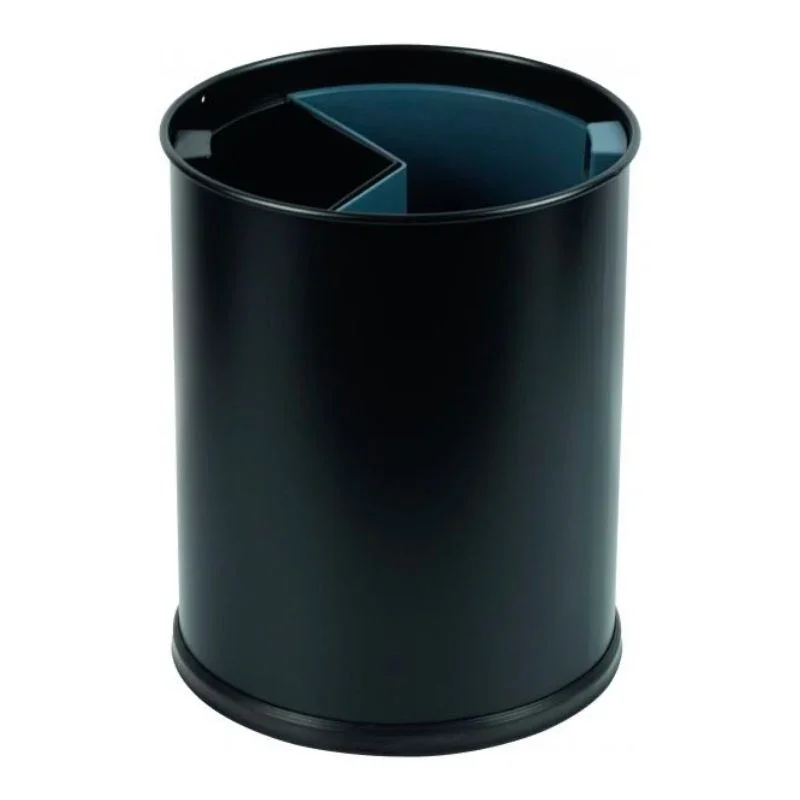 Must-Have Corbeille de Tri Noire - 13 L