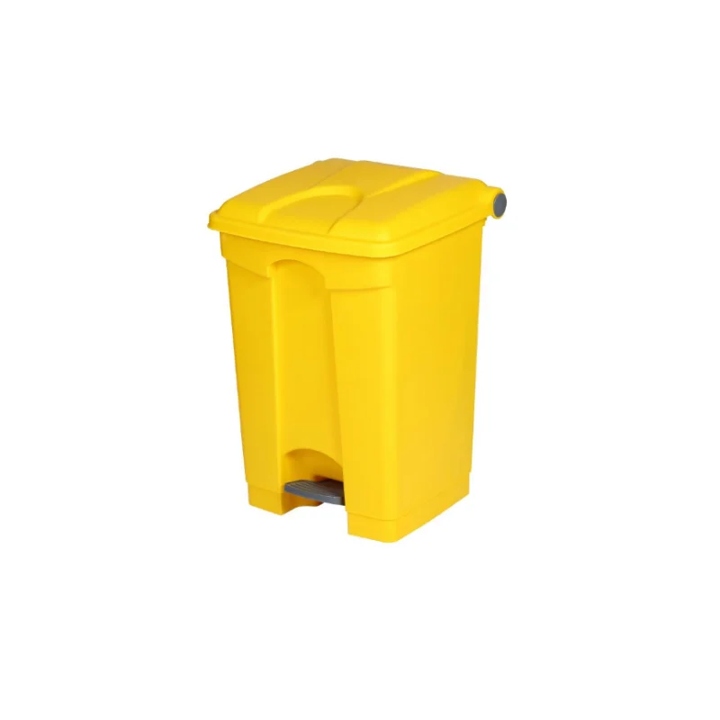 Réduction Poubelle à Pédale Jaune - 45 L