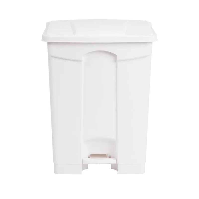 Nouvel Arrivage Poubelle De Cuisine À Pédale Blanche 65L