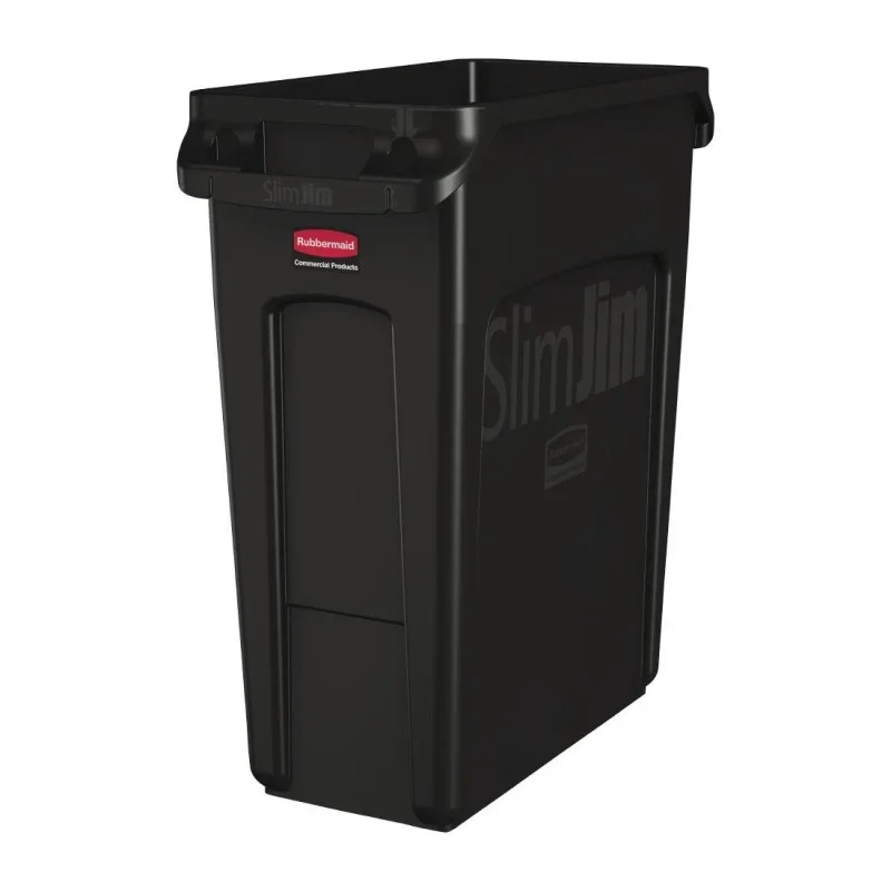 Acheter En Ligne Collecteur de Recyclage Noir avec Conduits d'Aération - 60 L