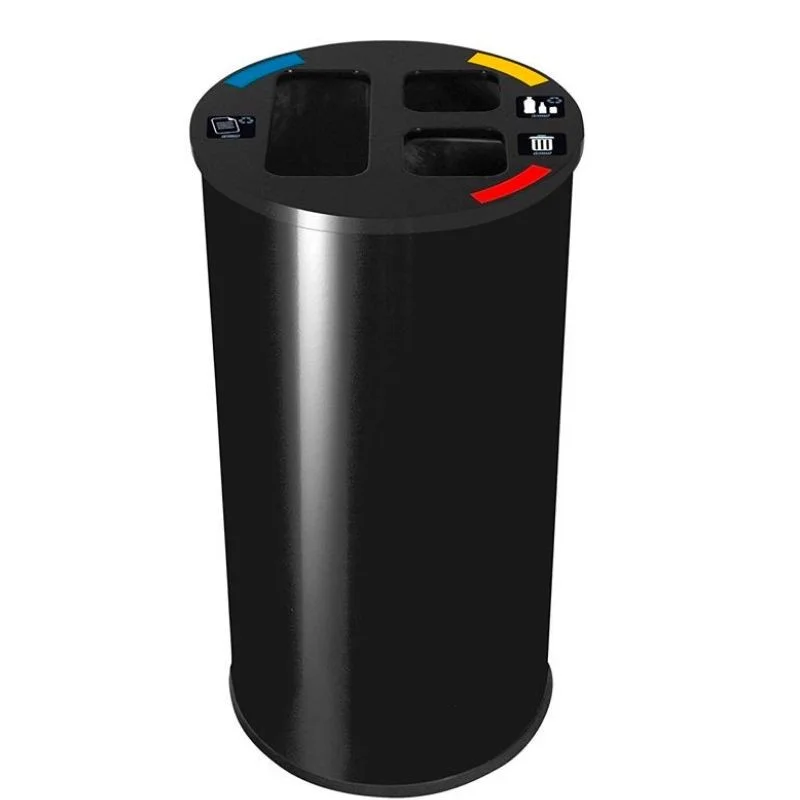 Collecteur de Tri Noir - 60 L Prix Bas