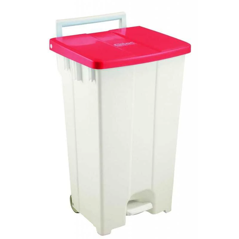 Commande En Gros Collecteur à Pédale avec Couvercle Roue - 100 L