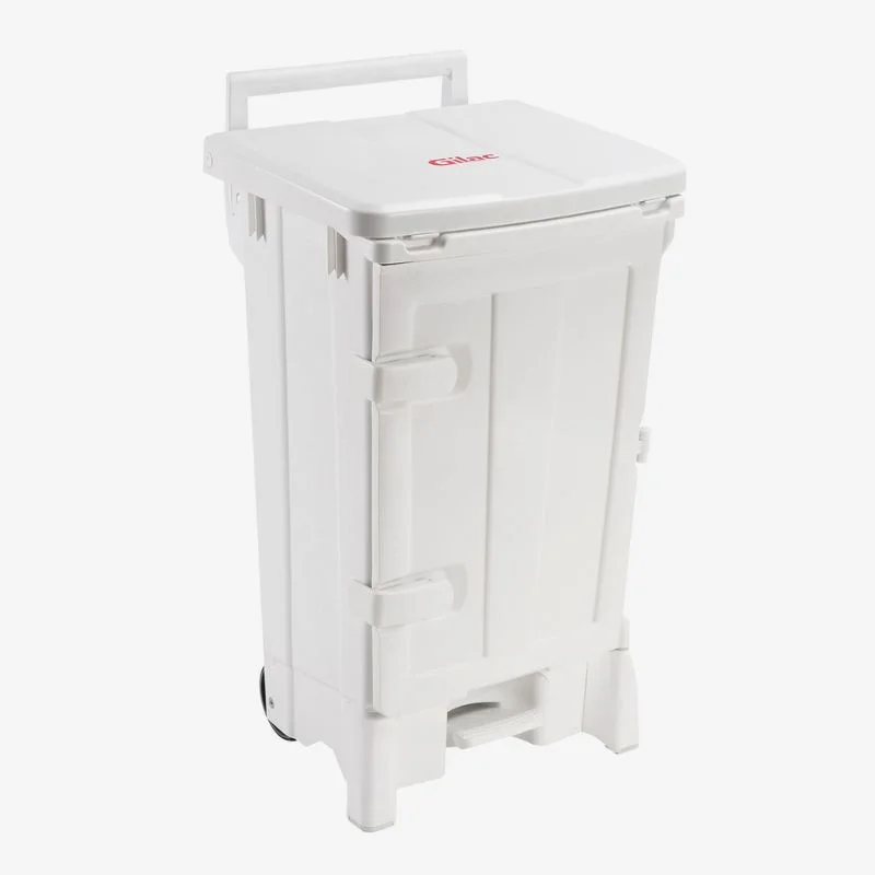 Must-Have Container Polaris Avec Porte 90L Couvercle Blanc