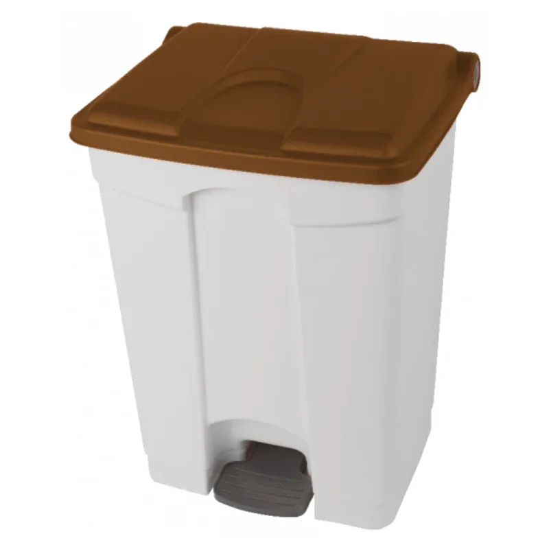Offre Spéciale Poubelle à Déchets Organiques 70 L - Blanc et Marron
