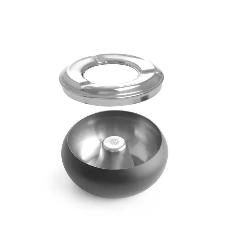 Marque Cendrier de Terrasse Noir - 105 mm de Diamètre