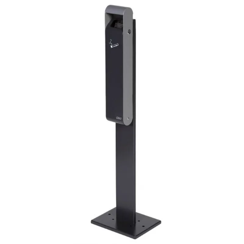 Must-Have Cendrier Mural Slim avec Pied Gris Anthracite - 3 L