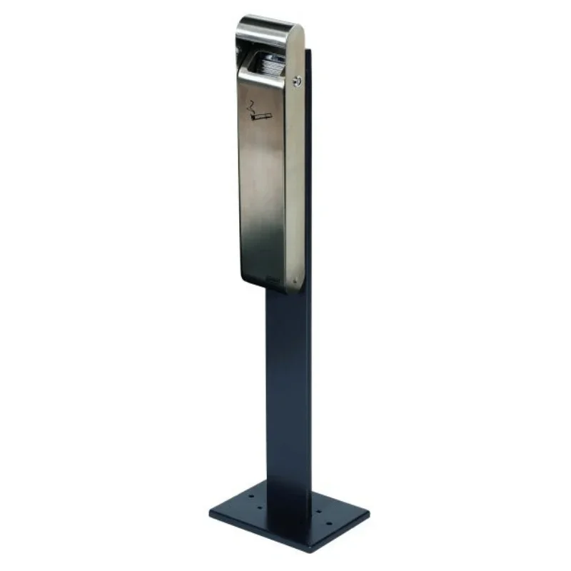 Cendrier Mural Slim avec Pied Inox Satiné - 3 L Bon Marché