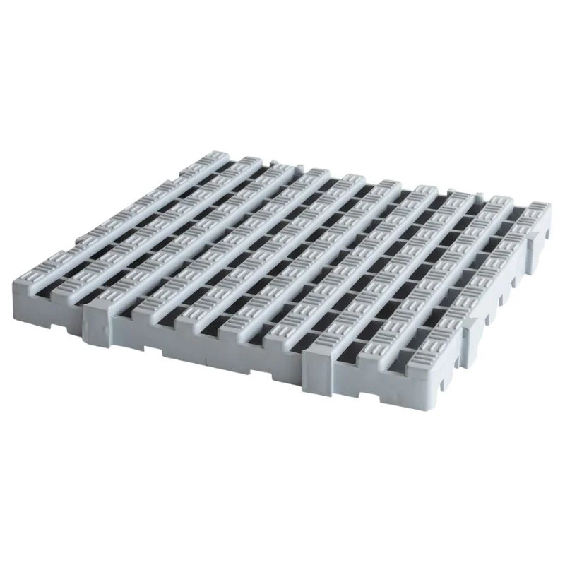 Caillebotis HACCP - 50 x 50 cm - Epaisseur 50 mm - Gris Promotion