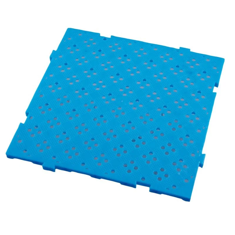 Caillebotis 50 X 50 Cm Epaisseur 22 Mm Bleu Promotion