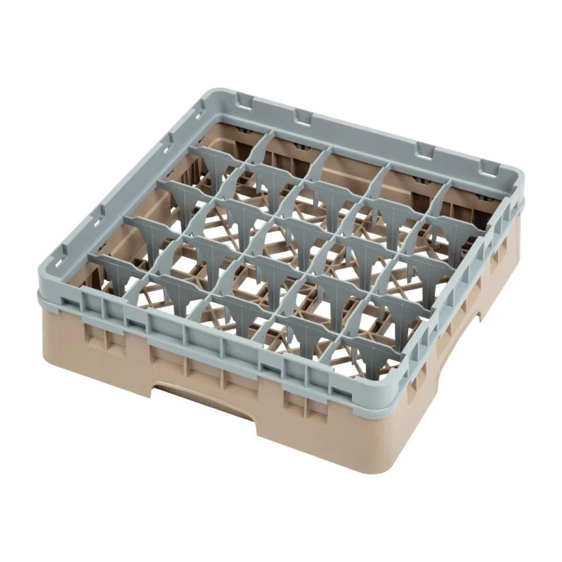 Casier À Verres 25 Compartiments Camrack Beige - L 500 x P 500 mm Acheter En Ligne