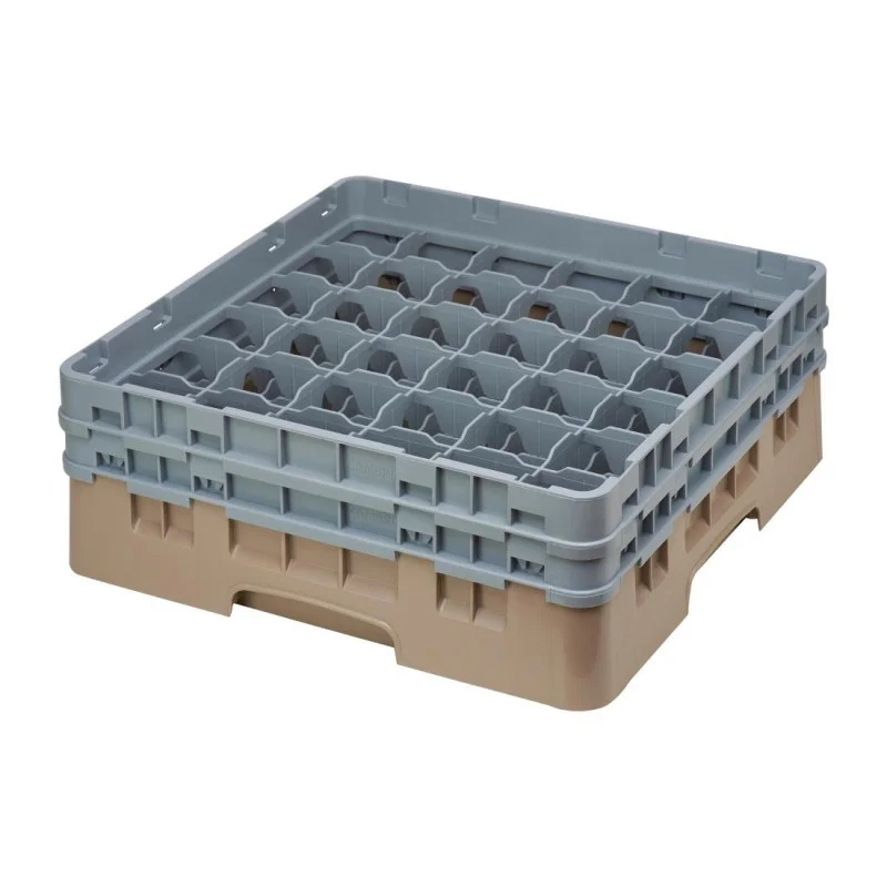 Populaire Casier à Verres 36 Compartiments Camrack Beige - Hauteur Max 133 mm