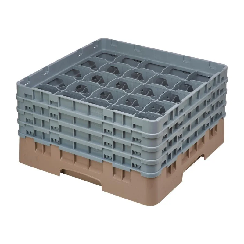 Casier à Verres 25 Compartiments Camrack Beige Hauteur Max - 215 mm Vente Directe