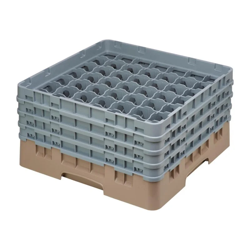 Bon Plan Casier À Verres 49 Compartiments Camrack Beige Hauteur Max 215Mm