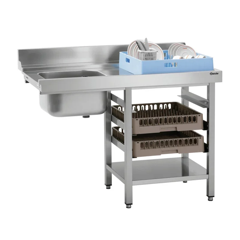 Table de Tri avec 1 Bac - Droite - L 1200 x P 715 mm Prix Promo