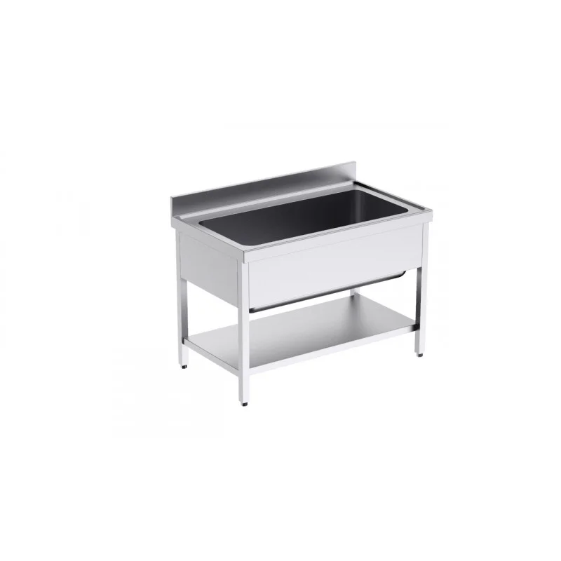 Bon Plan Plonge 1 Grand Bac avec Etagère - L 1000 x P 700 mm