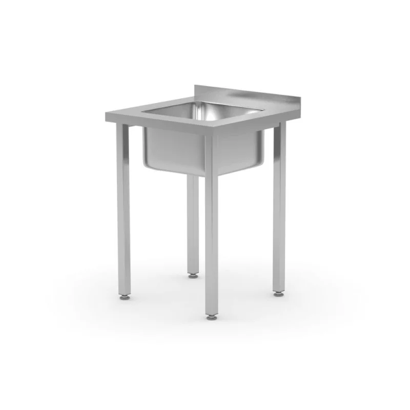 Plonge 1 Bac au Milieu Kitchen Line - P 600 x L 600 mm Solde